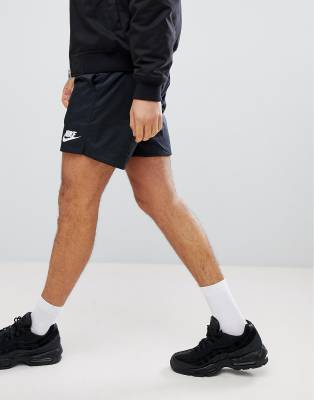 nike retro woven short black