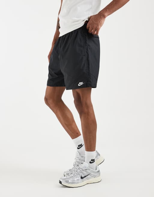 Nike woven shorts in black , 4 of 5