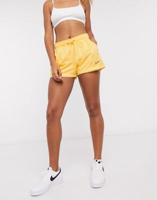 Nike woven shorts in yellow | ASOS