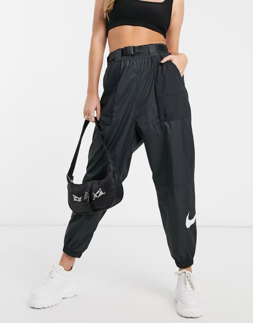 Pants and jeans Nike Sportswear Swoosh Woven Pants Black