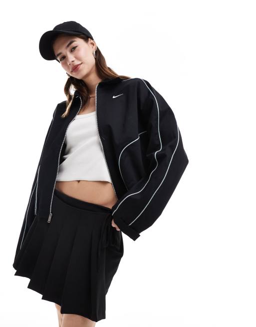  Nike woven track jacket in black