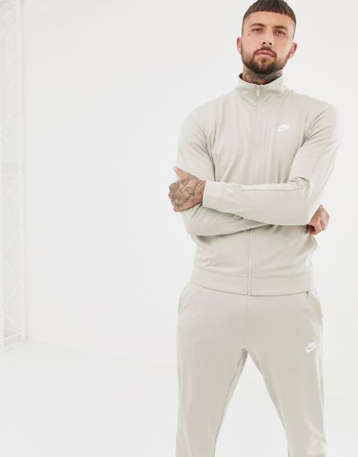 Nike tracksuit clearance beige