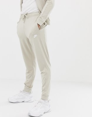 beige nike joggers