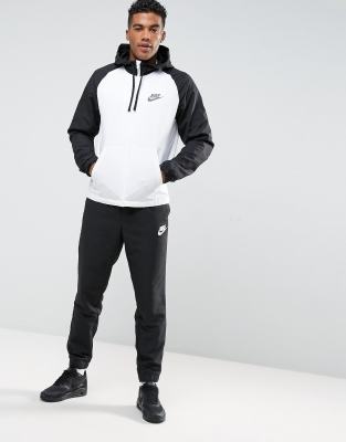 nike black woven tracksuit