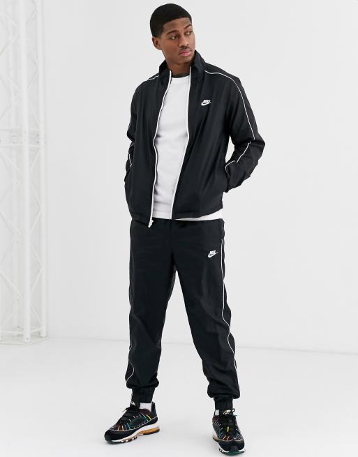 aankunnen Bitterheid in plaats daarvan Nike woven tracksuit set in black | ASOS