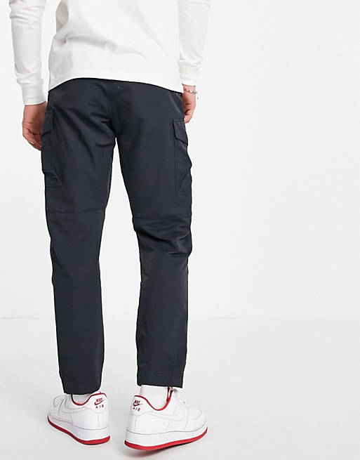  Nike woven utility cargo trousers in black 