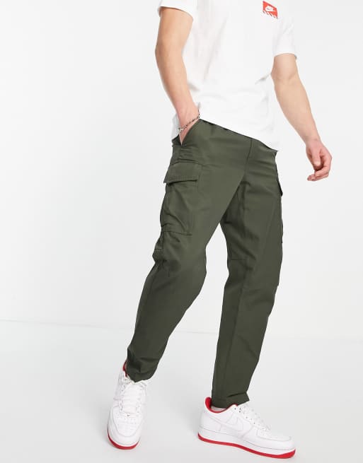 Nike woven utility cargo trousers in khaki ASOS