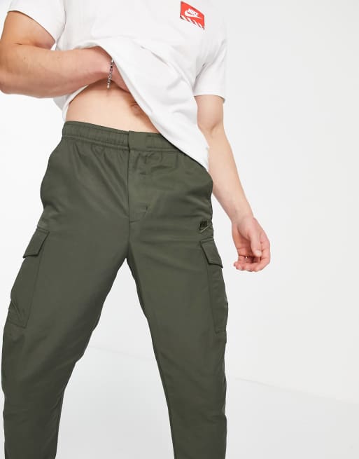 Nike woven utility cargo trousers in khaki ASOS