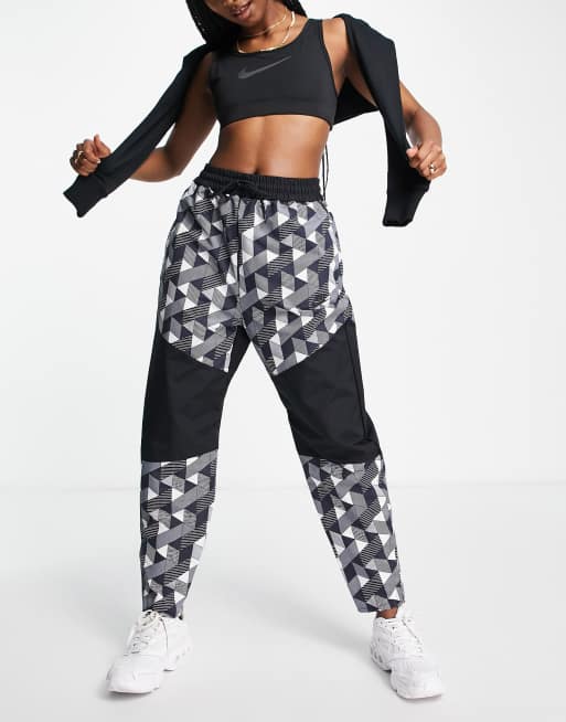 Geo Cargo High Rise Jeans