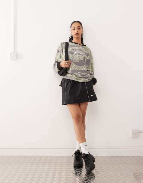 Nike x Tega mini skirt in black - view 1