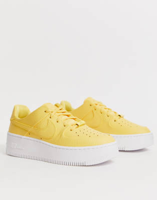 nike air force 1 sage low women's yellow