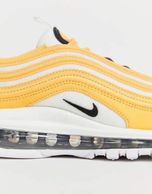 nike yellow air max 97 trainers