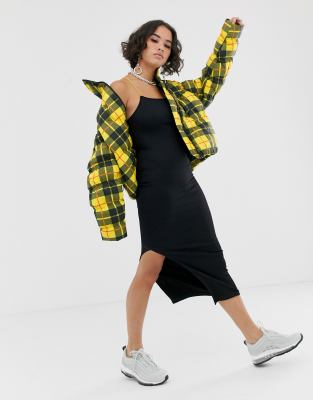 nike yellow check