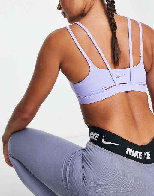 NIKE Bralette Sports Bra in Lilac