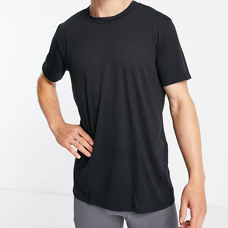 ras chatten Vervallen Nike Yoga Dri-FIT Core t-shirt in black | ASOS