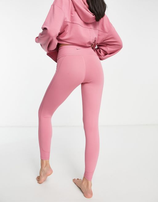 Pink Mid Waist Polyester Leggings, Casual Wear, Skin Fit at Rs 225 in Delhi