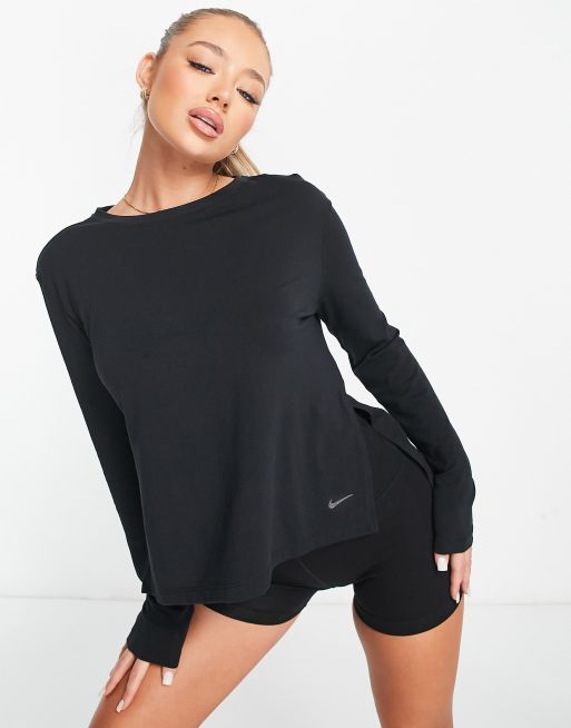 nike yoga dri fit t shirt
