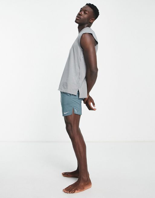Nike Yoga Dri-FIT t-shirt in grey marl