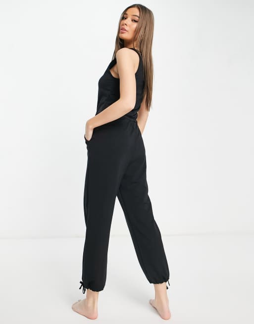 Nike Yoga Dri-FIT slouchy jumpsuit in black