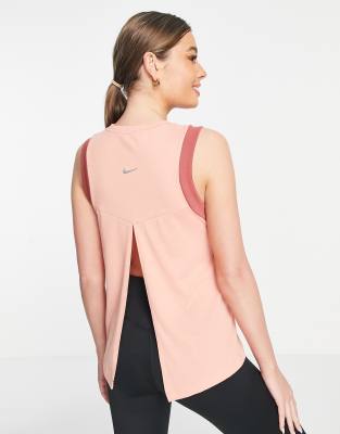 nike split back tank