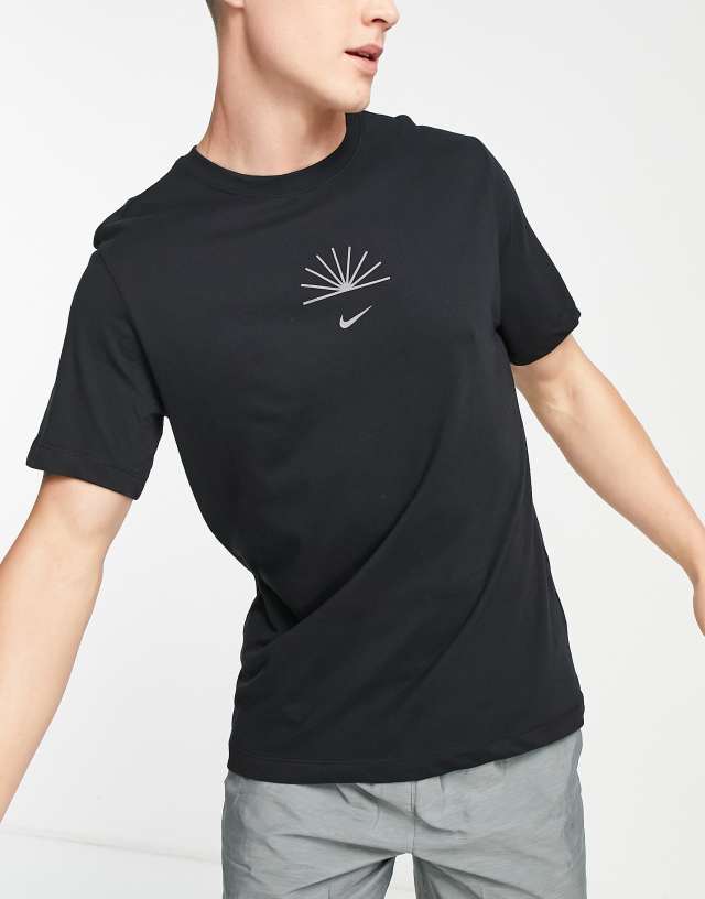 Nike Yoga Dri-FIT T-shirt in black