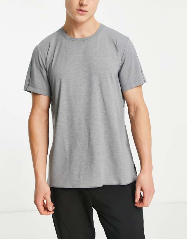 Nike Yoga Dri-FIT T-shirt in gray