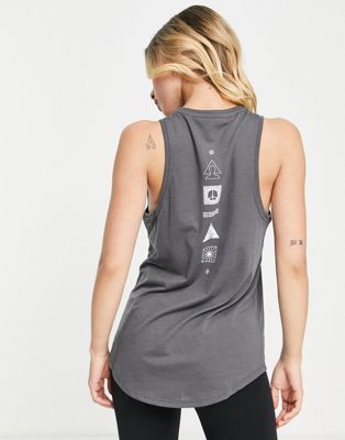 Nike Yoga Dri-Fit tank in grey