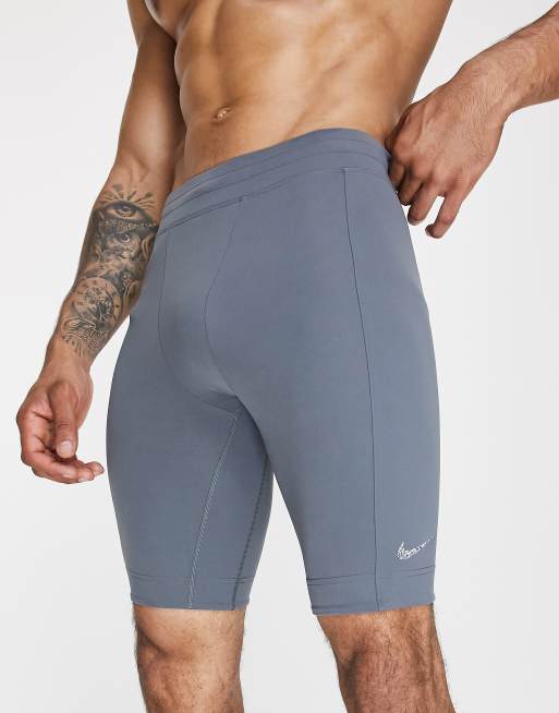 Nike Yoga Dri FIT tight shorts in grey ASOS