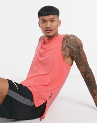 Nike Mens Dry Yoga Vest - Red