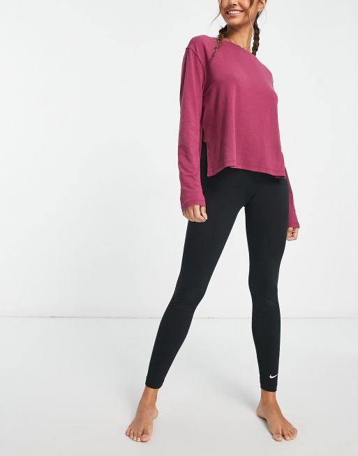 nike open back long sleeve top