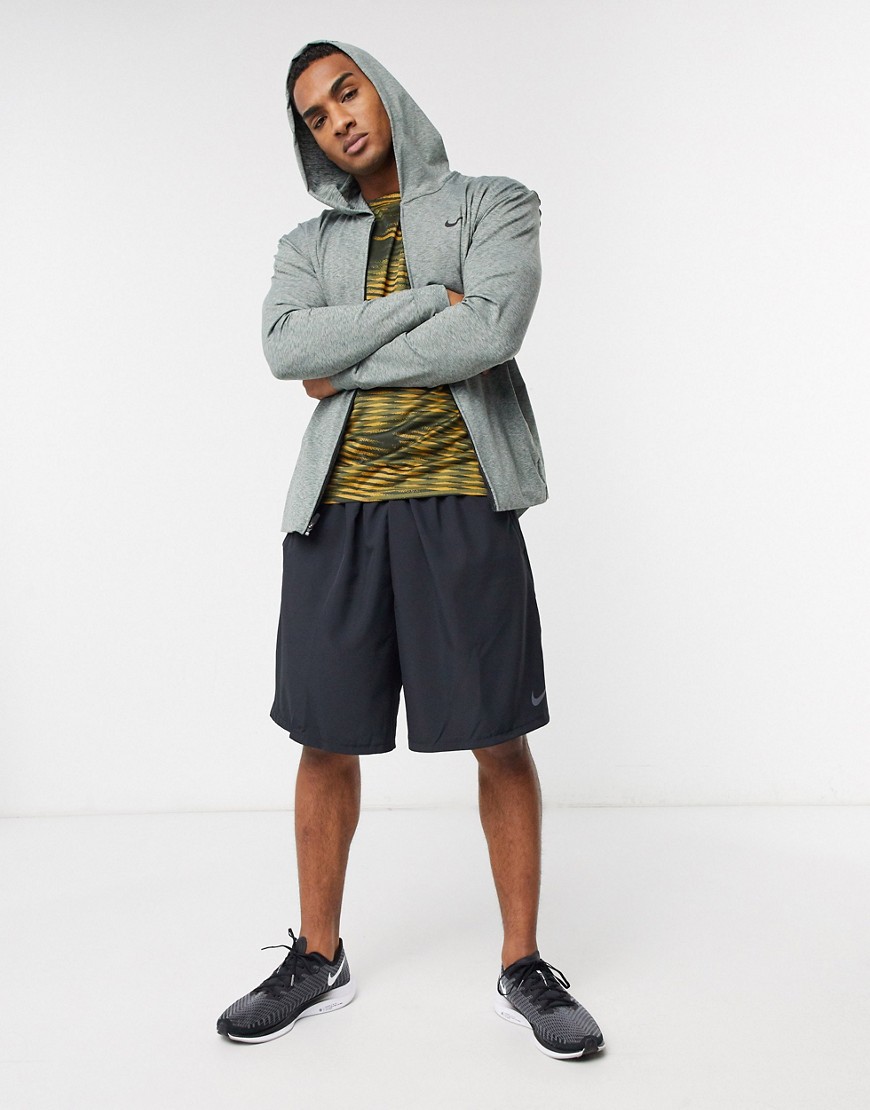Nike Yoga hoodie in khaki-Green