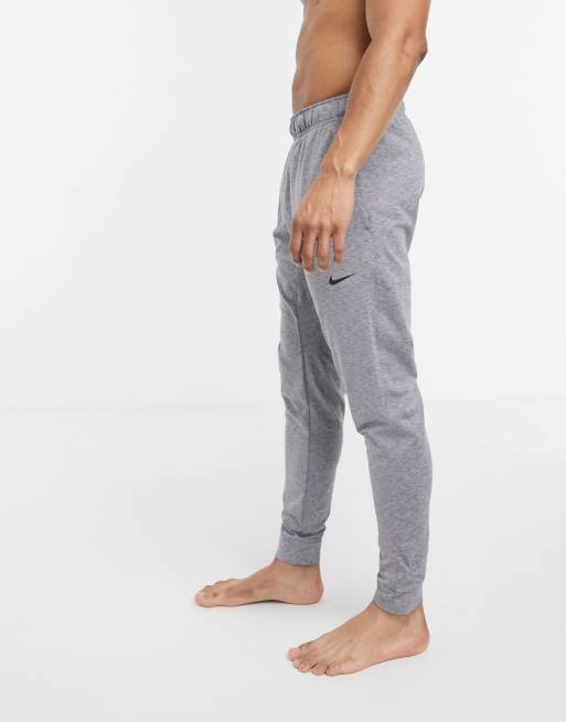 Nike yoga hyperdry joggers in grey new arrivals