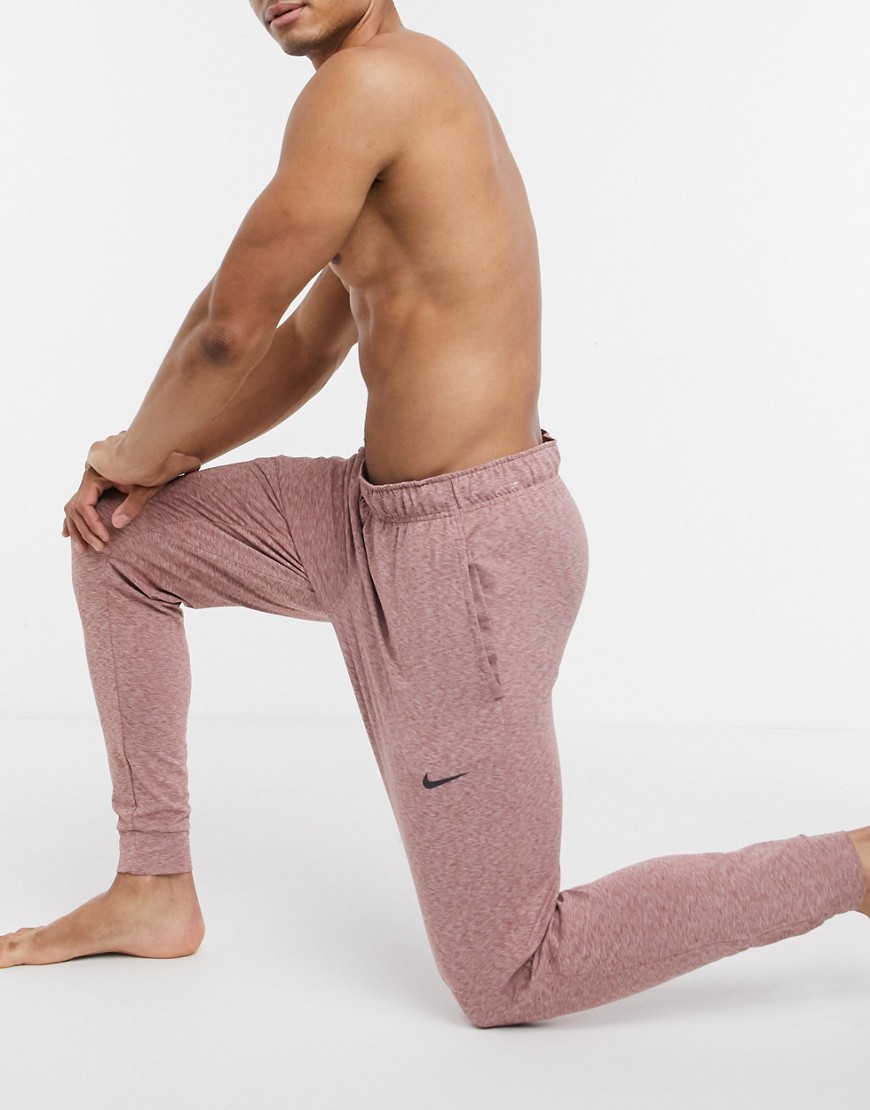 Nike Yoga hyperdry joggers in red