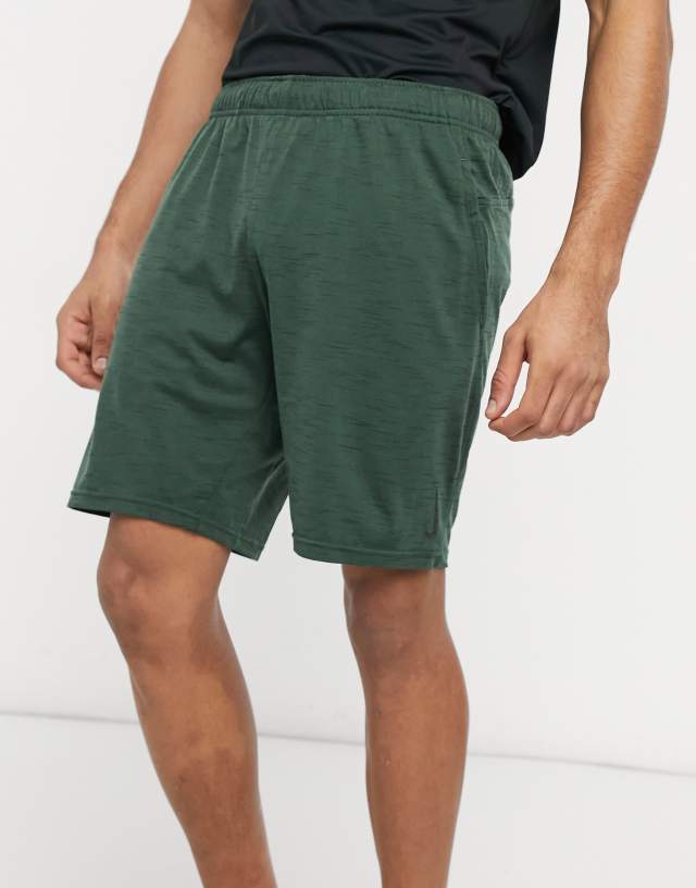 Nike Yoga Hyperdry shorts in khaki