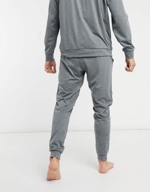 Nike – Yoga Hyperdry – Szare polarowe joggersy, 2 z 4