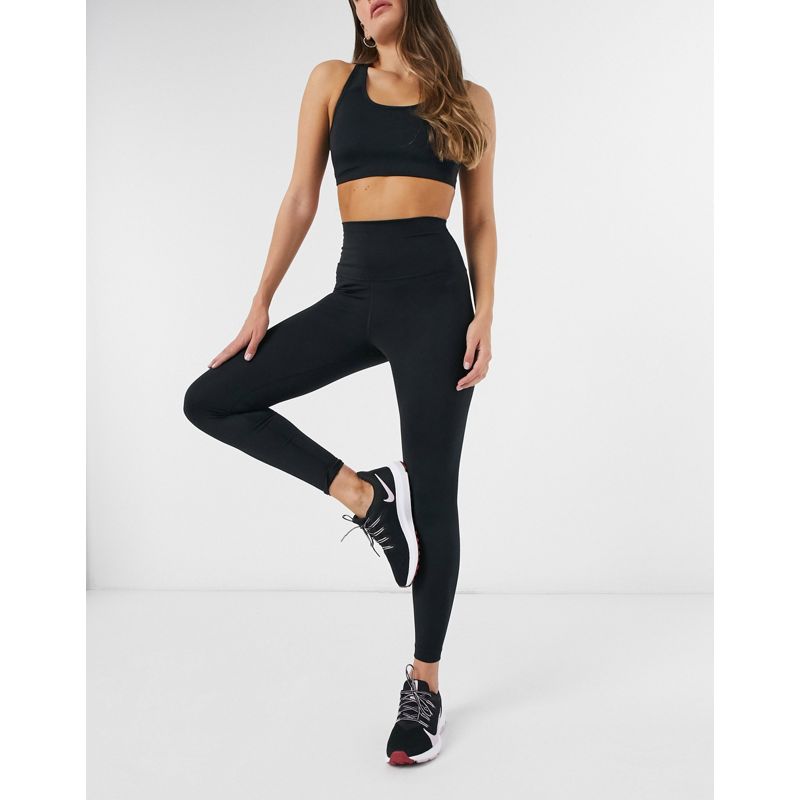 Donna Activewear Nike Yoga - Leggings a 7/8 neri