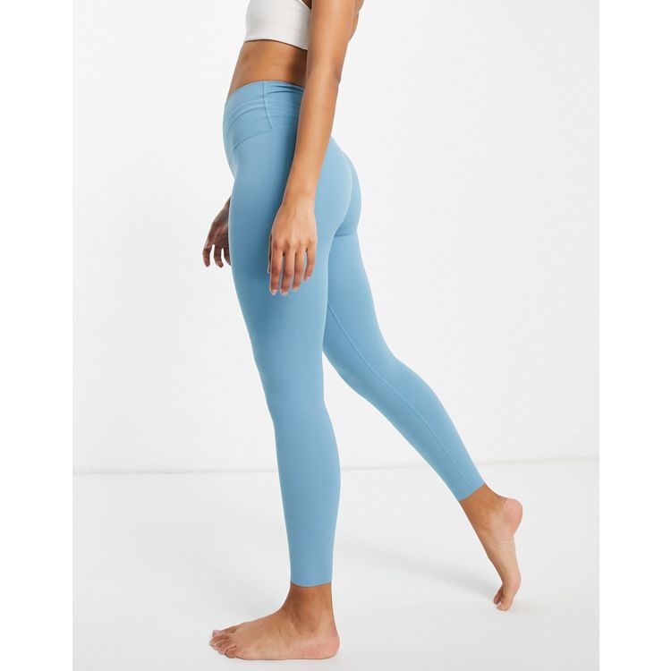 Buy Nike Womens Teal Blue Yoga Dri-FIT 7/8 High Rise Leggings from Next  Luxembourg