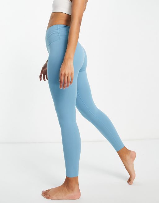 Nike Yoga luxe 7/8 leggings in blue