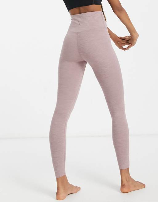 Nike - Yoga Luxe Women's 7/8 Tights - RED BARK/TERRA BLUSH