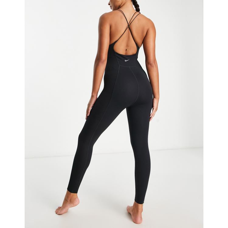 Nike Jumpsuit Yoga Big Long Pants Black