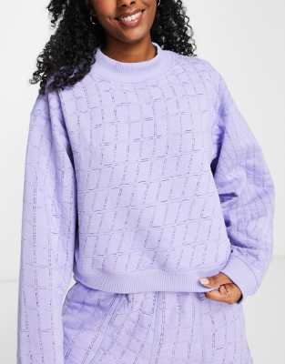 Nike Yoga - Luxe Therma-Fit - Vendbar Sweatshirt I Lyslilla