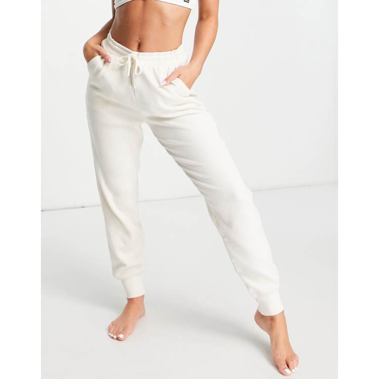 Nike Training Nike Yoga Luxe waffle pants in off white - ShopStyle