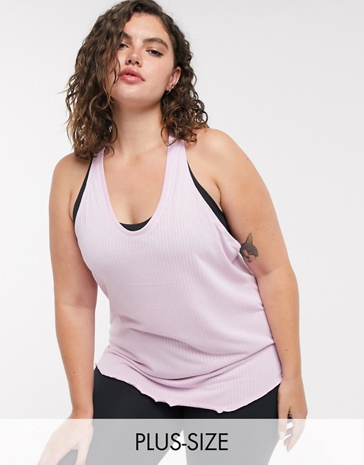 Nike Yoga Plus core tank in pink