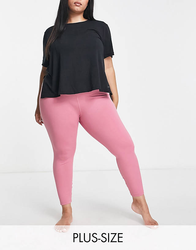 Nike Training - Nike Yoga Plus Dri-FIT high rise 7/8 leggings in pink