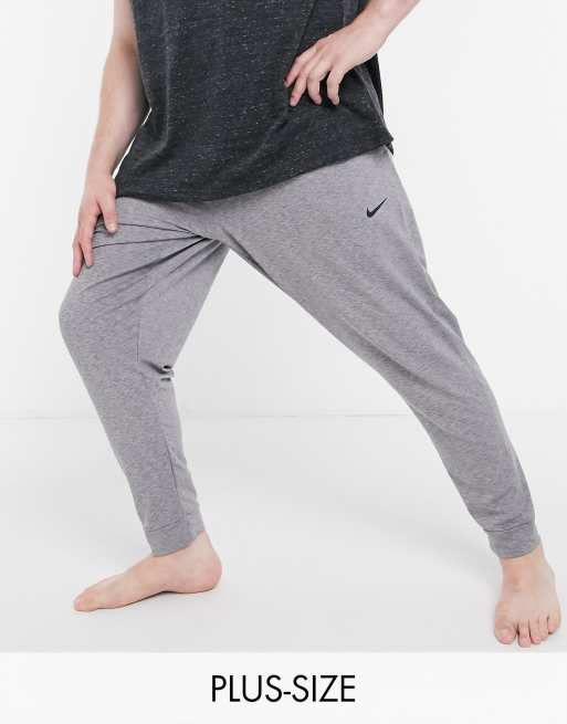 Nike yoga hyperdry discount joggers in grey