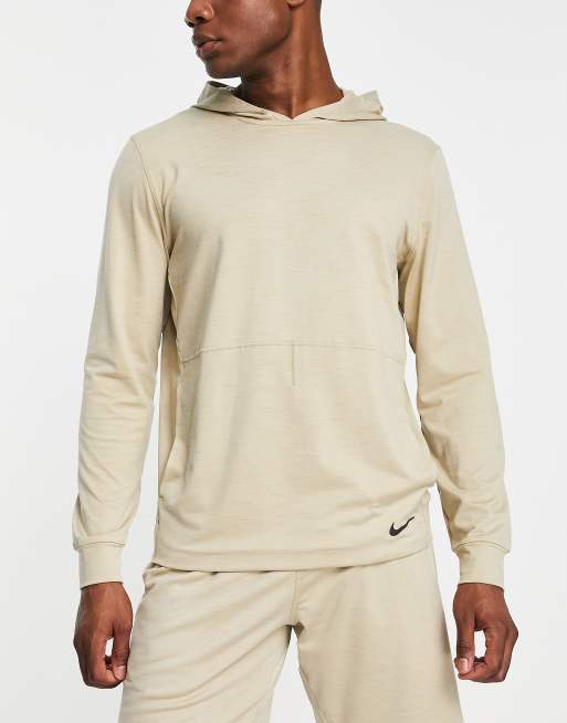 Nike Yoga Restore Dri-FIT hoodie in off white | ASOS