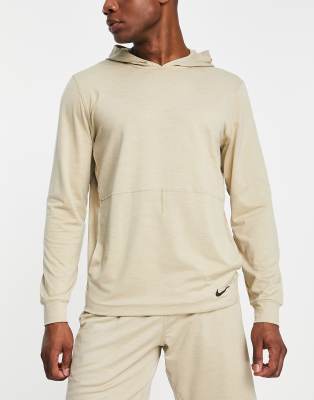 Nike Yoga Restore Dri-FIT hoodie in off white - ASOS Price Checker