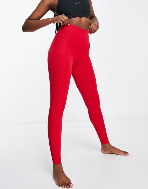 Nike Yoga Statement Legging Rouge