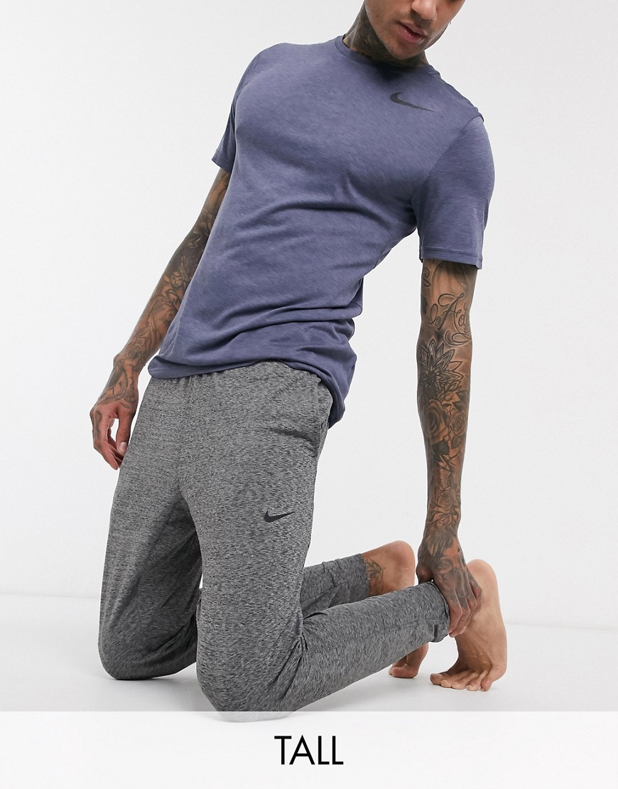 Nike Yoga Tall joggers in grey