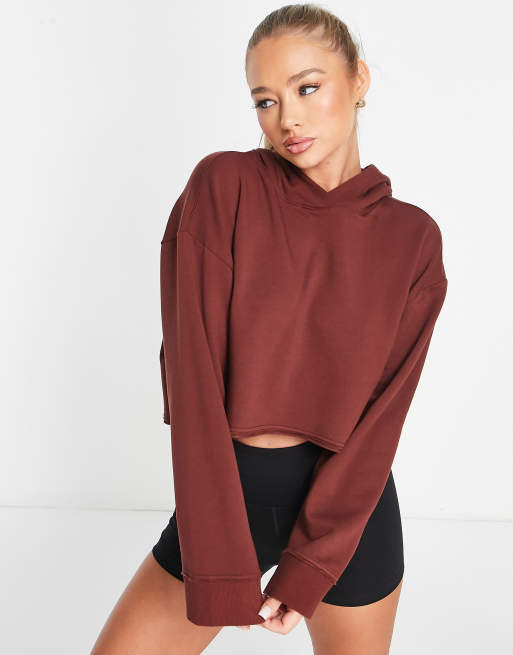 Nike therma cropped hoodie hot sale